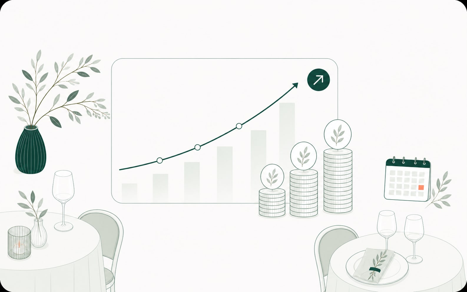 Event revenue forecast illustration